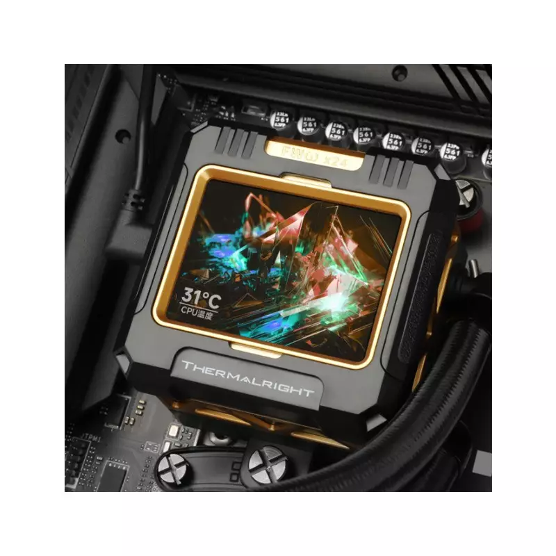 Thermalright Frozen Warframe 240 ARGB CPU Liquid Cooler Black - 3