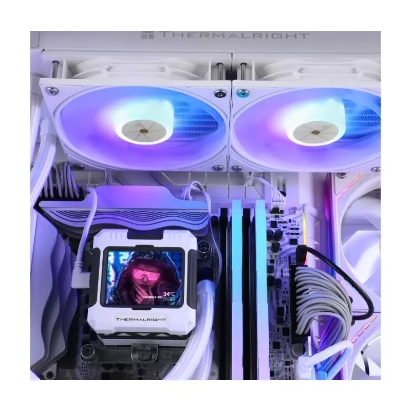 Thermalright Frozen Warframe 240 ARGB CPU Liquid Cooler White - 4