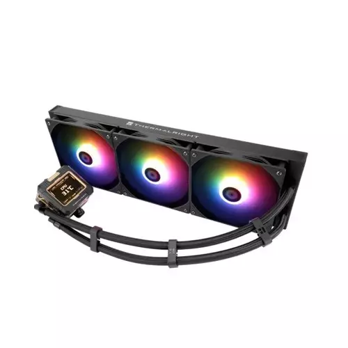 Thermalright Frozen Warframe 420 ARGB CPU Liquid Cooler Black - 3