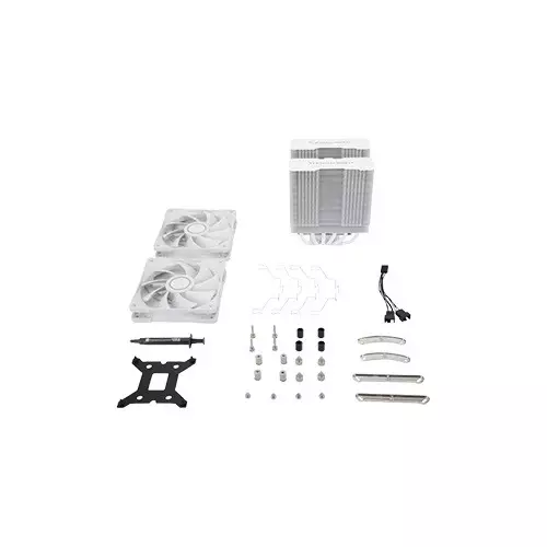 Thermalright Peerless Assassin 120 Vision ARGB CPU Air Cooler (White) - 7