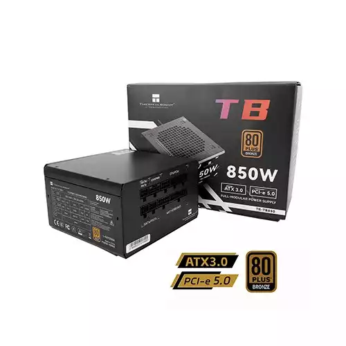 THERMALRIGHT TB 850 850W 80 Plus Efficiency Bronze Full Modular Power Supply (Black)