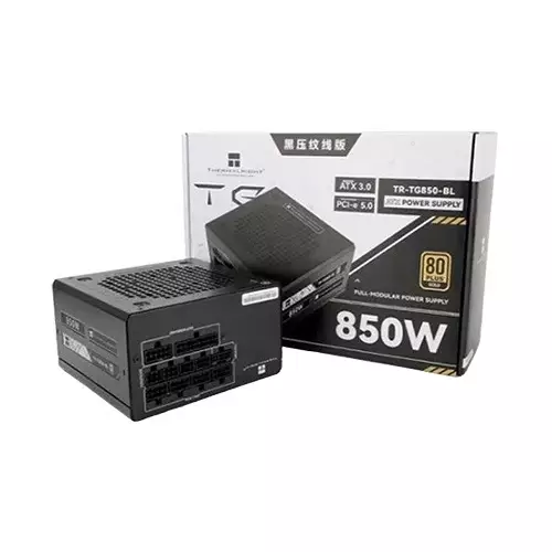 Thermalright TR-TG850-BL  850W 80 Plus Gold ATX 3.1 Full Modular Power Supply (Black)