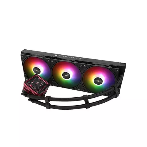 Thermalright Frozen Warframe 360 ULTRA ARGB CPU Cooler (Black) - 1