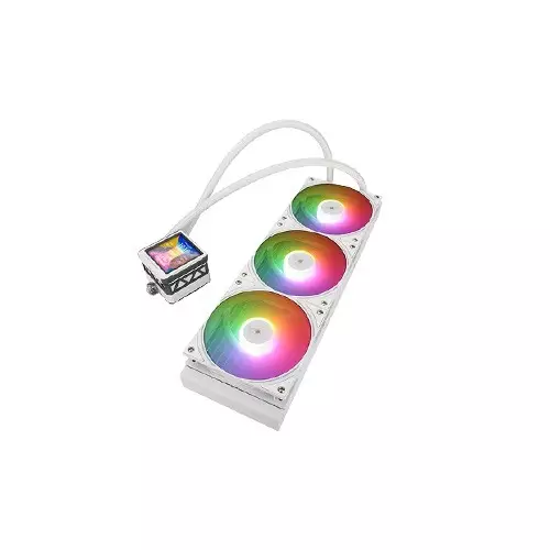 Thermalright Frozen Warframe 360 ULTRA ARGB CPU Cooler (White) - 3