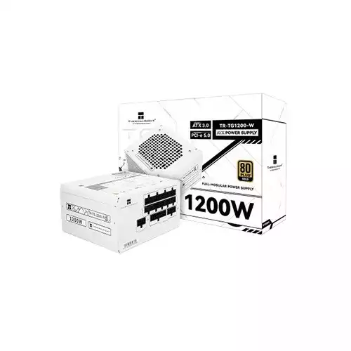 Thermalright TR-TG1200-W 80 Plus Gold 1200W Full Modular ATX 3.0 PCI-e White Power Supply