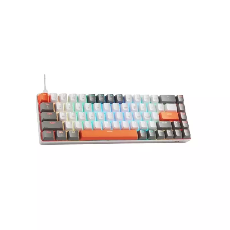 Ziyoulang Freewolf T8 Wired Mechanical Gaming Keyboard Red Switch (Honey Bee)