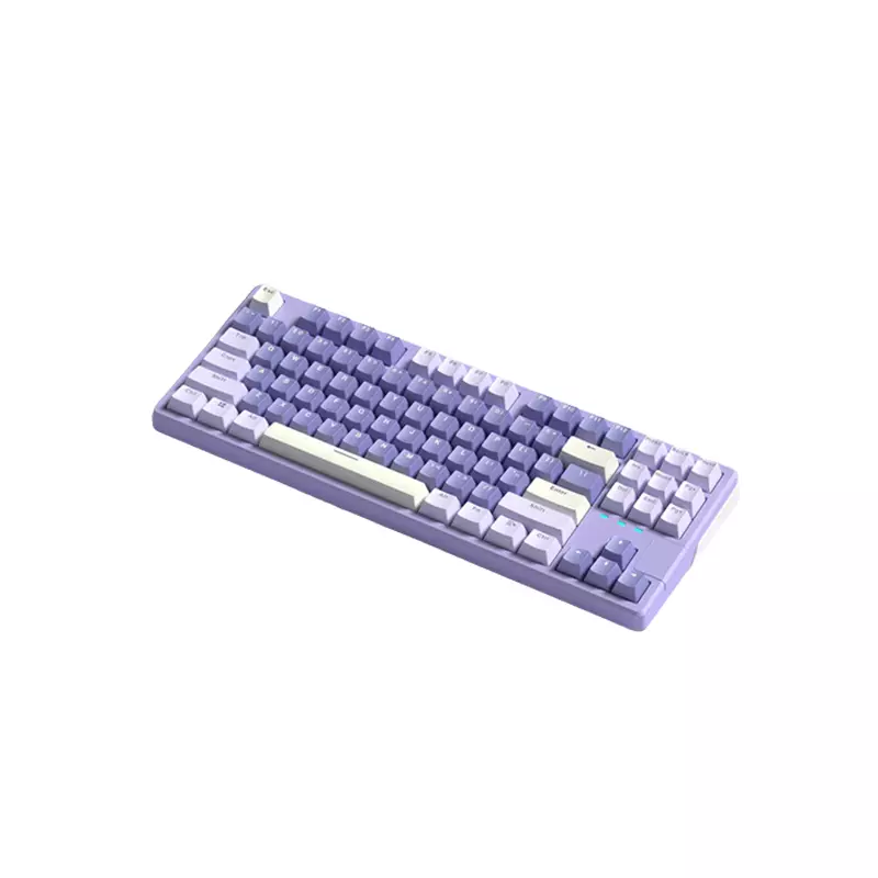 XINMENG X87 WIRED GASKET MECHANICAL KEYBOARD (OUTEMU WHITE)-gallery-1