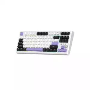 Magegee SKY87 Tri-mode Gasket Mounted Mechanical Keyboard (ICE Purple)