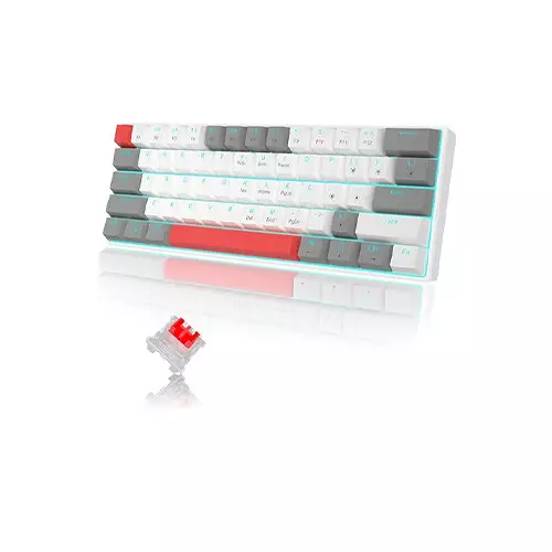 MageGee STAR 61 Wired Mechanical Gaming Keyboard (Red Switch)