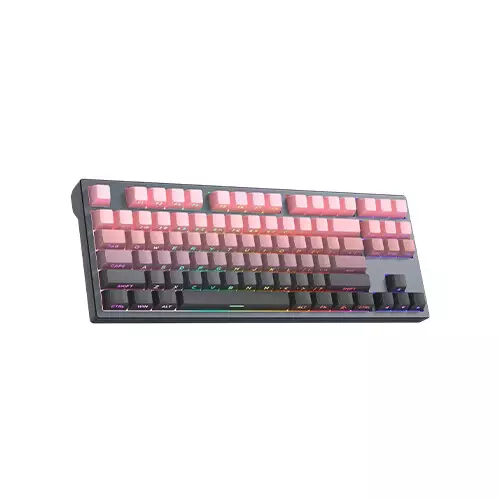 MageGee Captain87 Magnetic Switch Wired Mechanical keyboard (Scarlet Dusk)-gallery-1