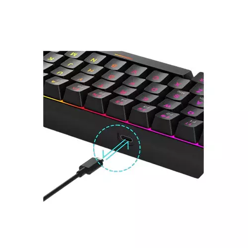 MageGee MK-BOX Wired RGB lighting Mechanical keyboard (Magnetic Switch)-gallery-1