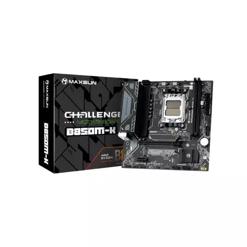Maxsun Challenger B850M-K M-ATX DDR5 AMD AM5 Motherboard