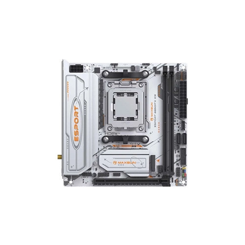 MAXSUN eSport B850ITX ICE (Wi-Fi 6) DDR5 B850ITX WIFI ICE  AMD Motherboard - 3