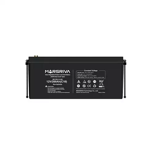 Marsriva MR-PBL12-200 12V 200Ah Sealed Lead-Acid UPS Battery