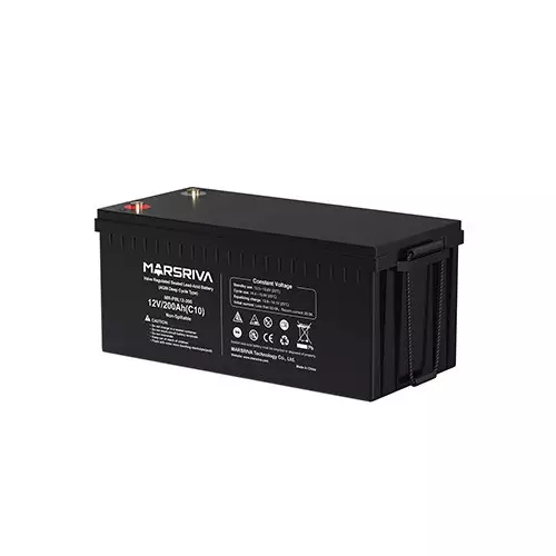 Marsriva MR-PBL12-200 12V 200Ah Sealed Lead-Acid UPS Battery-gallery-2