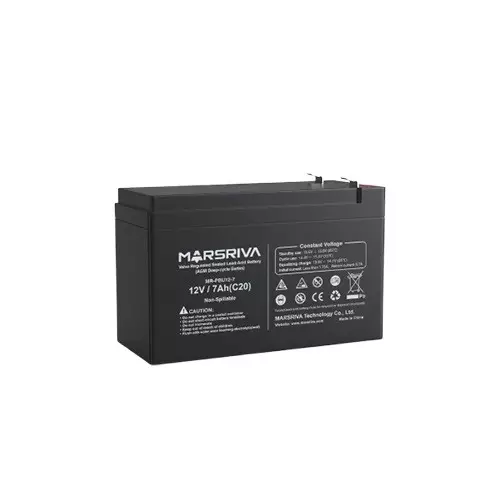 MARSRIVA 12V 7AH ALARM BATTERY  UPS