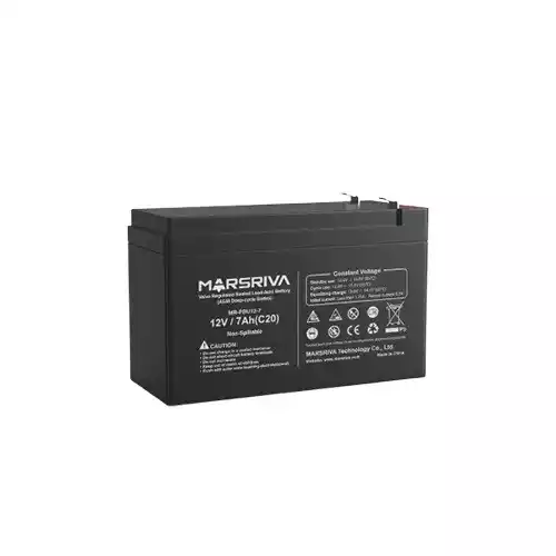 MARSRIVA 12V 7AH ALARM BATTERY  UPS