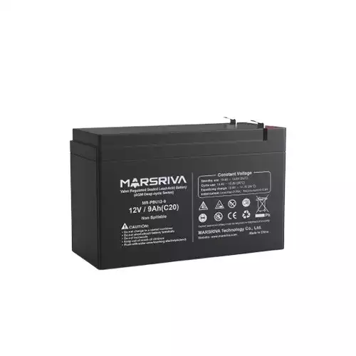 MARSRIVA 12V 9AH BATTERY  ALARM UPS