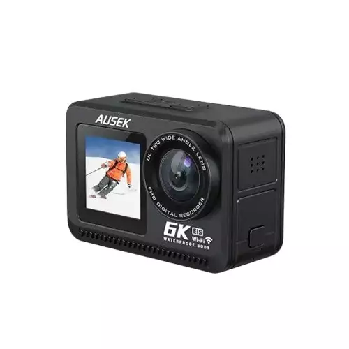 Ausek AT-S84T 6K 30fps 2.0”+1.3-inch Display Waterproof Action Camera-1