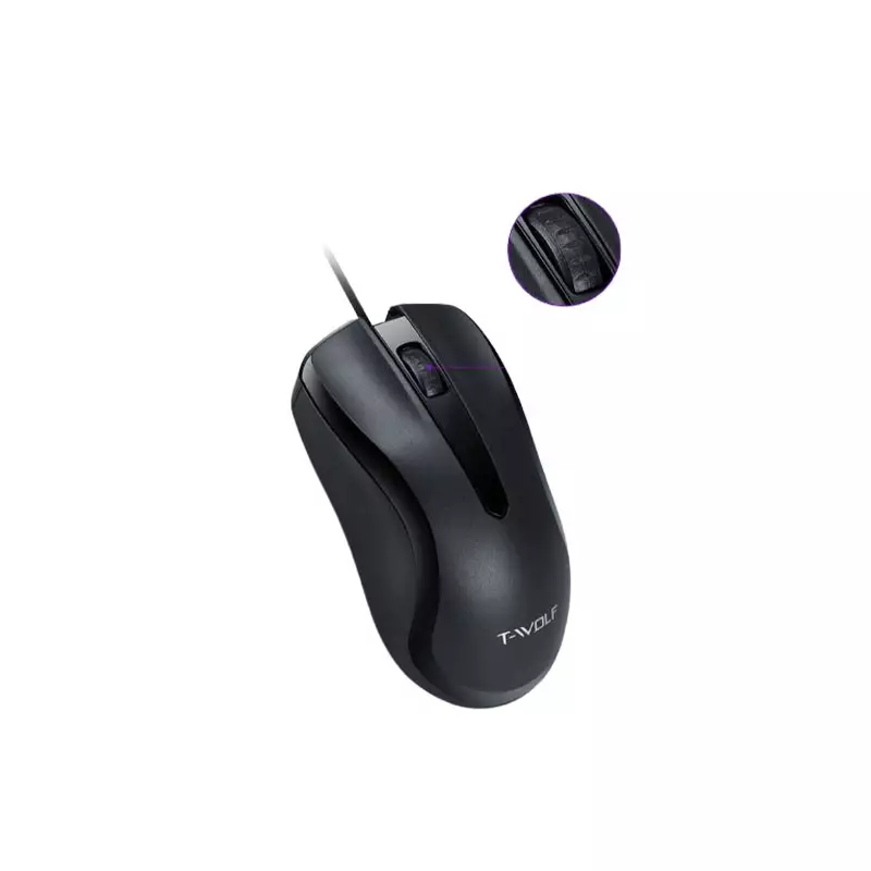 T-Wolf V12 Highend USB Optical Wired Mouse-gallery-4