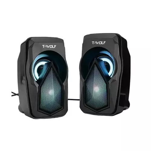 T-WOLF S11 Dual LED Mini Speaker