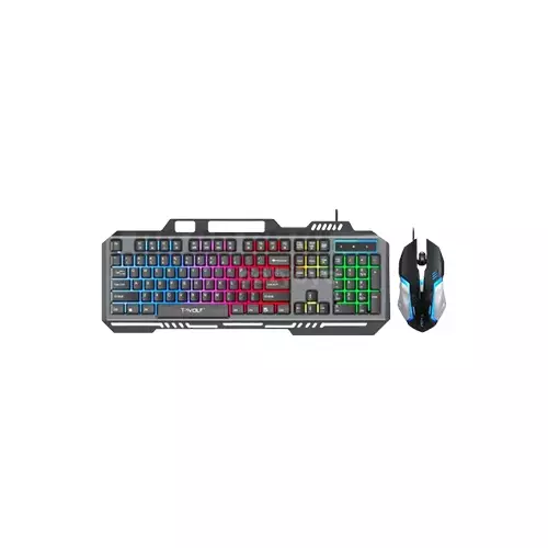 T-Wolf TF600 RGB Gaming Keyboard Mouse Combo-2