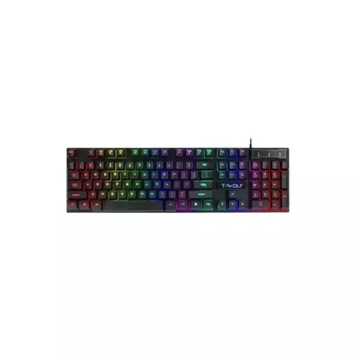 T-Wolf T20 Wired RGB Gaming Keyboard