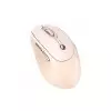 T-WOLF Q7 Rechargeable 2400 DPI Dual Mode Wireless Mouse MILK TEA-1