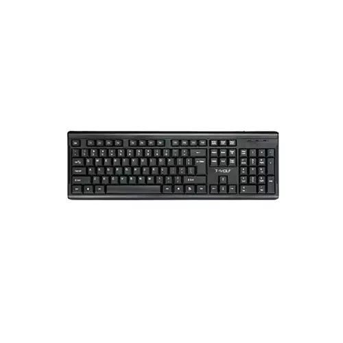 T-WOLF T15 104 Keys USB Wired Keyboard