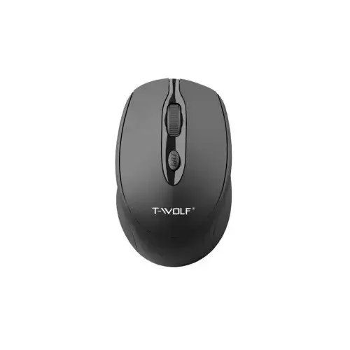 T-WOLF T75 Dual-Mode Wireless Mouse - Black