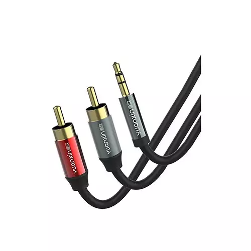 Yuanxin YAX-001 3.5mm Male to 2RCA Male Audio Cable - 0