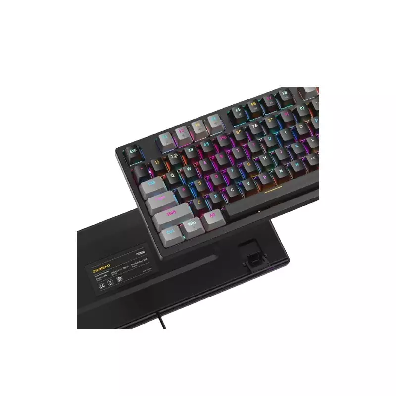 ZIFRIEND ZA981 MECHANICAL KEYBOARD BLACK GREY-2