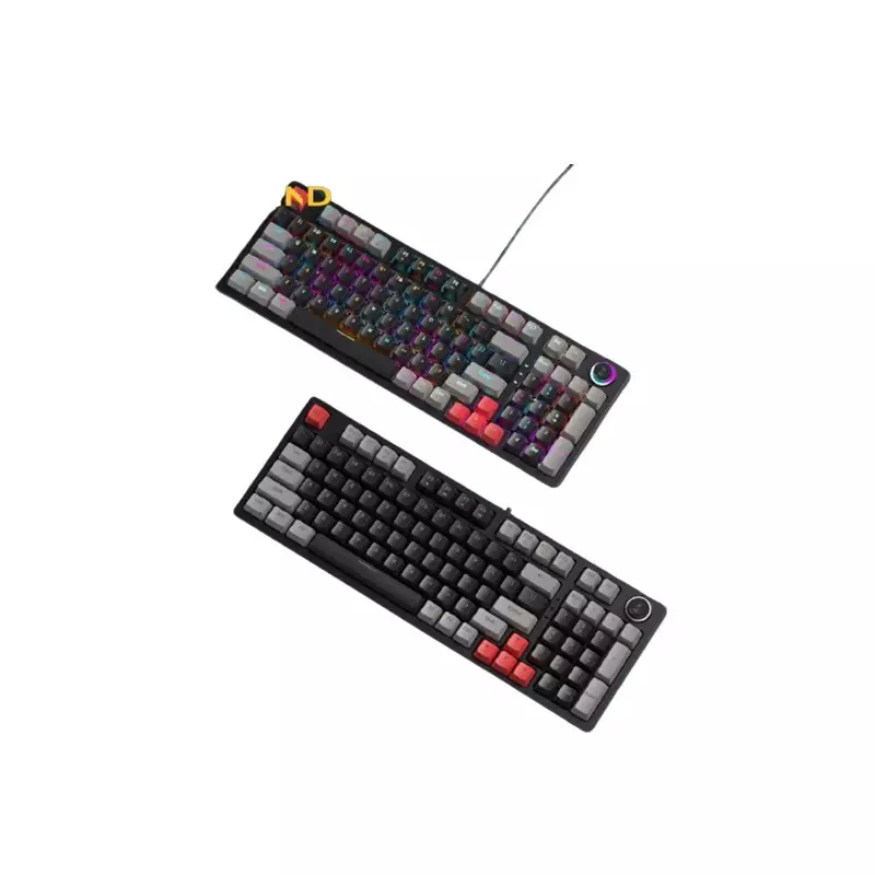 ZIFRIEND ZA981 MECHANICAL KEYBOARD BLACK GREY - 1