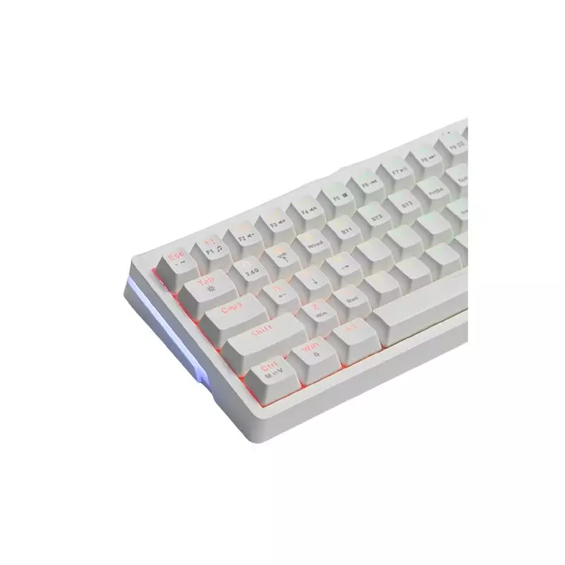 ZIFRIEND ZA63 PRO WIRELESS RGB MECHANICAL KEYBOARD WHITE-gallery-2