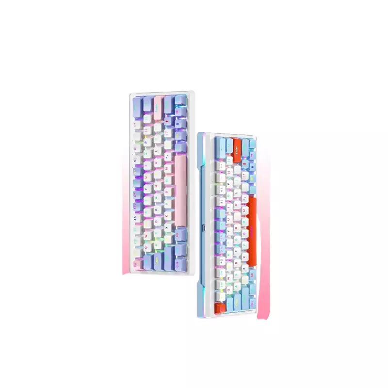 ZIFRIEND ZA63 PRO WIRELESS RGB MECHANICAL KEYBOARD WHITE-gallery-5