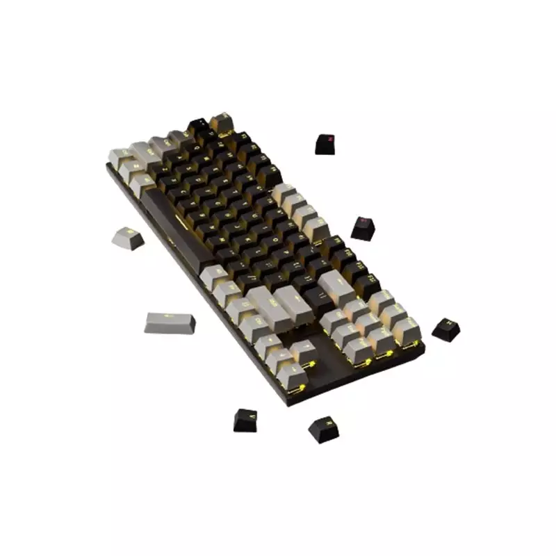 ZIFRIEND KY400 TKL HOT-SWAPPABLE MECHANICAL KEYBOARD BLUE SWITCHES - 1