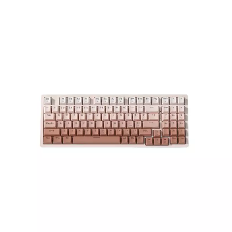 ZIFRIEND ZA94 HOT-SWAPPABLE PINK MECHANICAL KEYBOARD OUTEMU RED SWITCH - 1