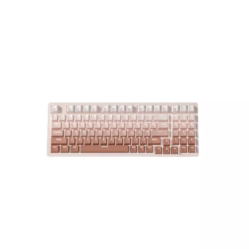 ZIFRIEND ZA94 HOT-SWAPPABLE PINK MECHANICAL KEYBOARD OUTEMU BLUE SWITCH
