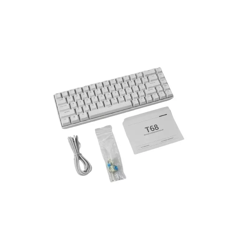 Zifriend T68 RGB Backlit Hot-swappable Mechanical Keyboard - 1