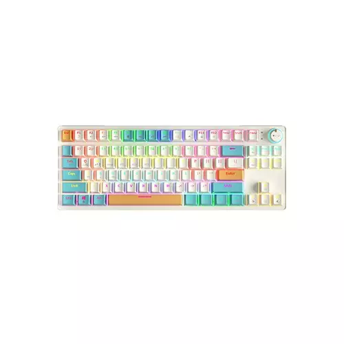 Zifriend ZA87 Machine-TNT Linear Switch Wired RGB Backlit Mechanical Keyboard