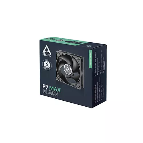 Arctic P9 Max 92mm High-Speed PWM Casing Fan (Black)-gallery-2