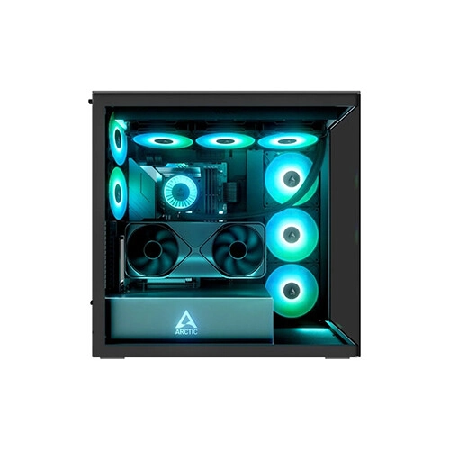 Arctic Xtender VG Clear Glass Premium E-ATX Gaming Case with 420mm Cpu Cooler - 2