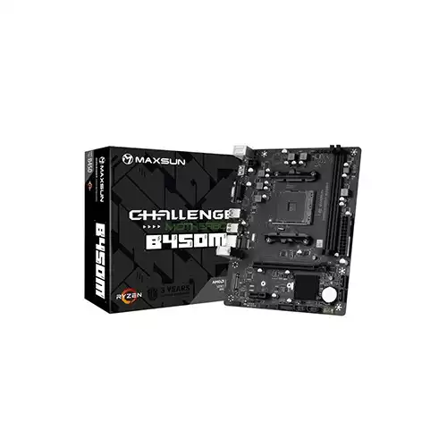 MAXSUN Challenger B450M AM4 M-ATXMotherboard