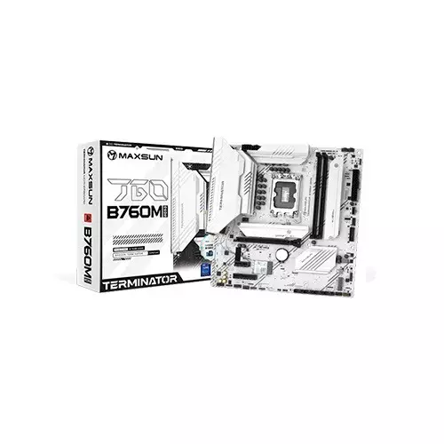 Maxsun Terminator B760M GKD5 ICE DDR5 2.5G ATX Gaming Motherboard-gallery-1