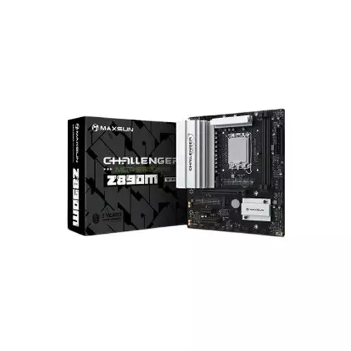 Maxsun Challenger Z890M Wi-Fi-6 DDR5 Intel Core Ultra LGA1851 Socket Motherboard