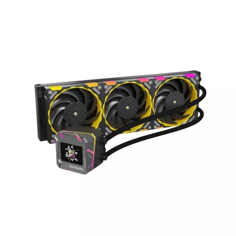 Yeston Zeaginal ZC-Zeus XT 360 360mm LCD Screen ARGB Liquid CPU Cooler - 4