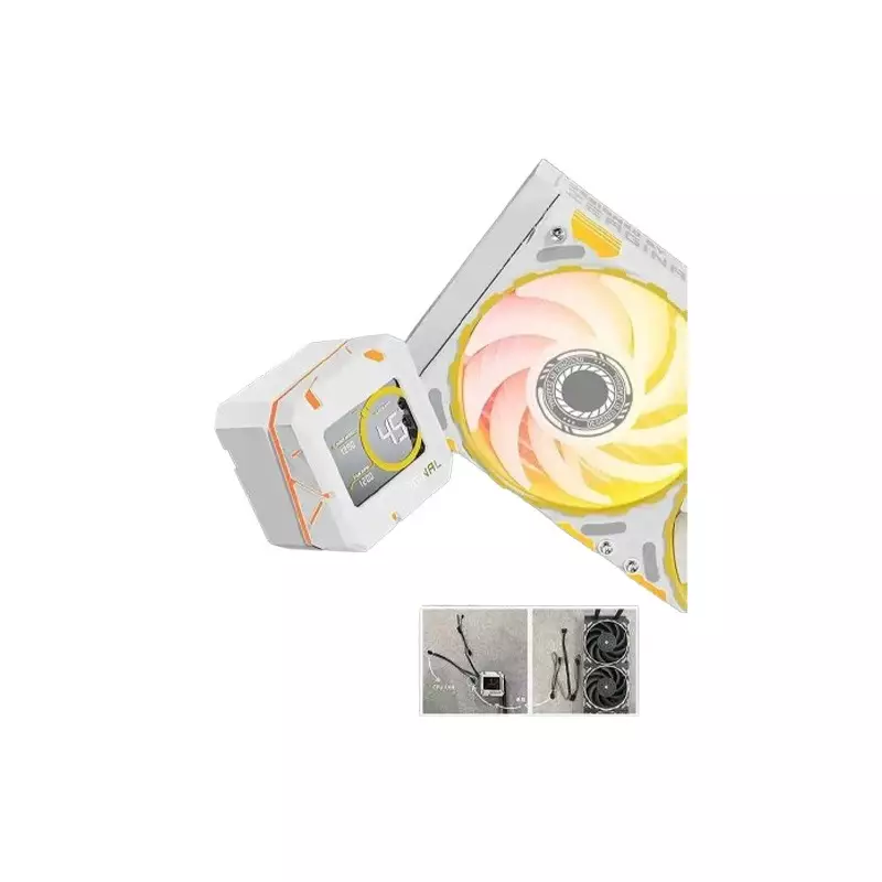 Yeston Zeaginal Zeus GE 360 360mm LCD Screen ARGB Liquid CPU Cooler-1