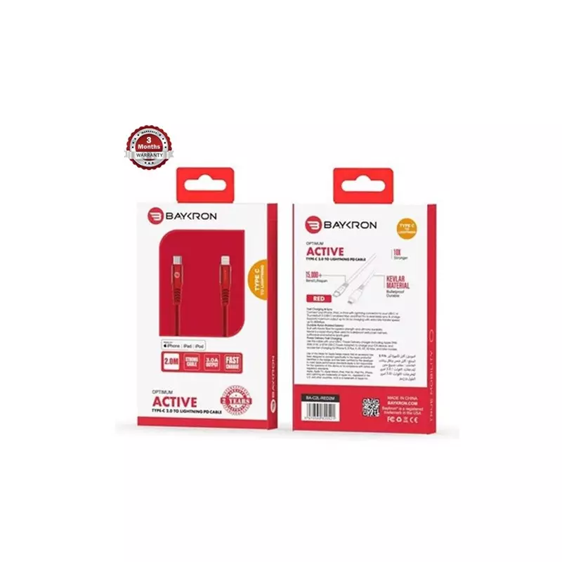 Baykron Type C To Lightning Cable
