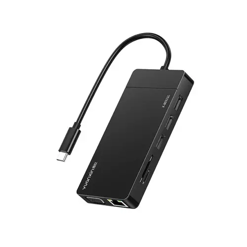 Yuanxin Type-C Male to HDMI SD & PD Female Black Converterer