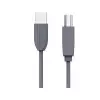 Yuanxin USB Type-A Male to Type-B Male Grey Printer 3 Meter Cable-2